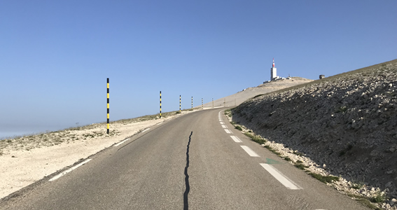 The summit of Mont Ventoux