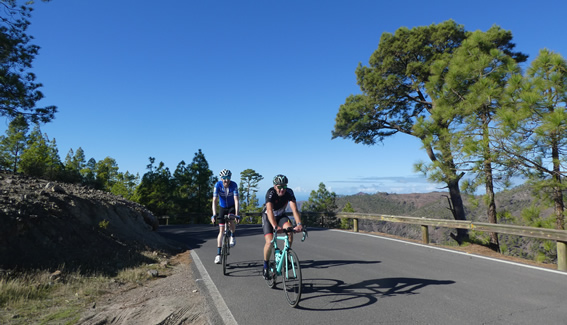 Duncan riding in Gran Canaria